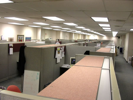 Dreary Office Cubicle