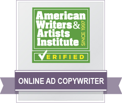 AWAI Verified™ Online Ad Copywriter Badge